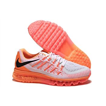 Air Max 2015 Nike Men Running Shoes White Orange